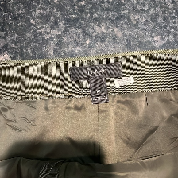 Olive Green Skirt with Gold Accents - Picture 3 of 5